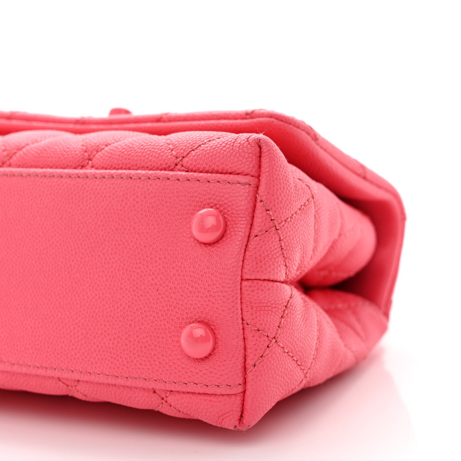 Chanel Caviar Quilted Incognito Extra Mini Coco Handle Flap Pink 10 of 10