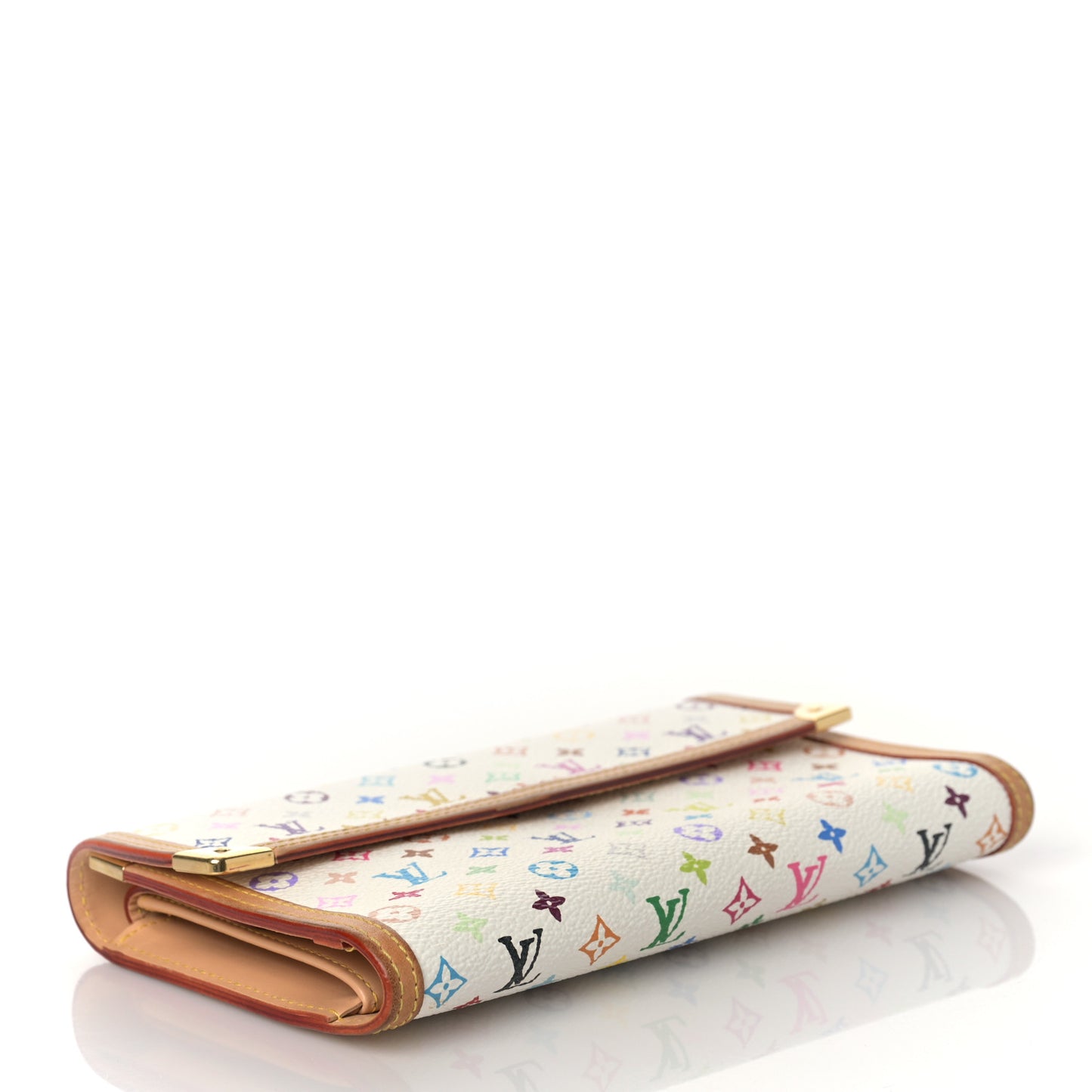 Monogram Multicolor Porte Tresor International Wallet White