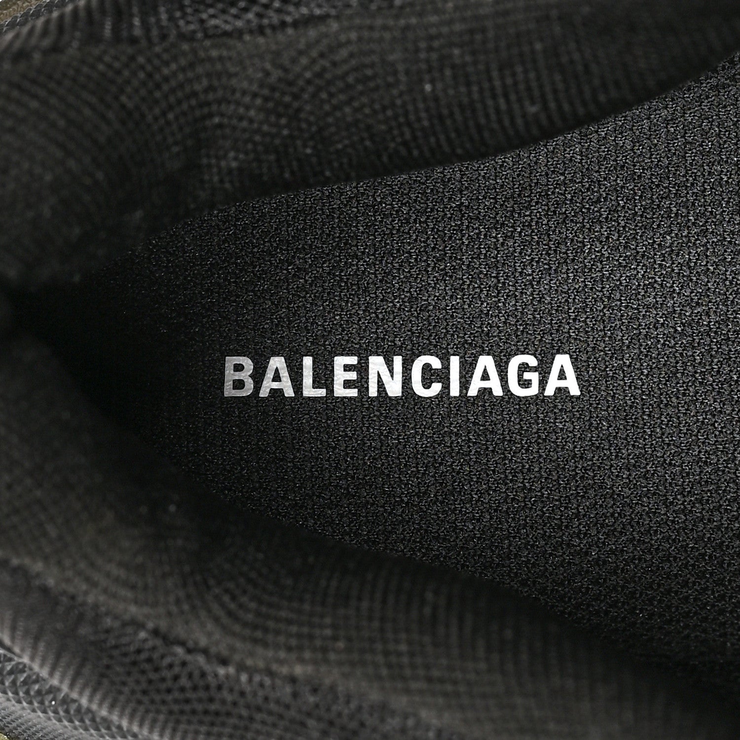 Balenciaga Fabric Mesh Clear Sole Womens Triple S Sneakers 38 Black Yellow Fluo 6 of 7