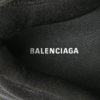 Balenciaga Fabric Mesh Clear Sole Womens Triple S Sneakers 38 Black Yellow Fluo 6 of 7