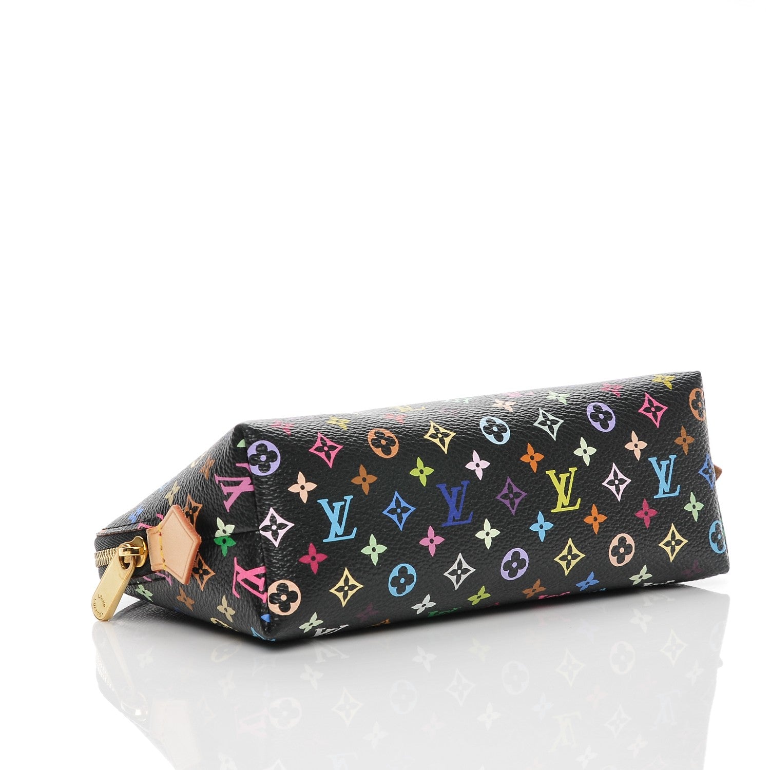 Louis Vuitton Monogram Multicolor Cosmetic Pouch Black Grenade 4 of 6
