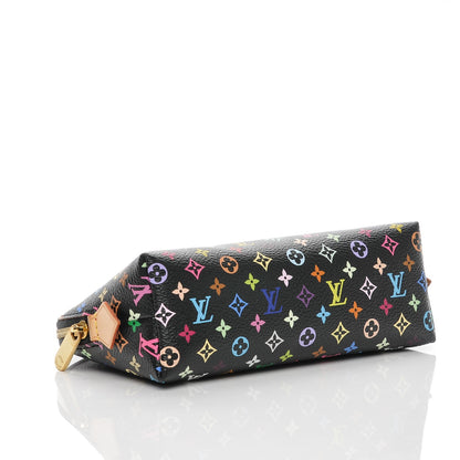 Louis Vuitton Monogram Multicolor Cosmetic Pouch Black Grenade 4 of 6