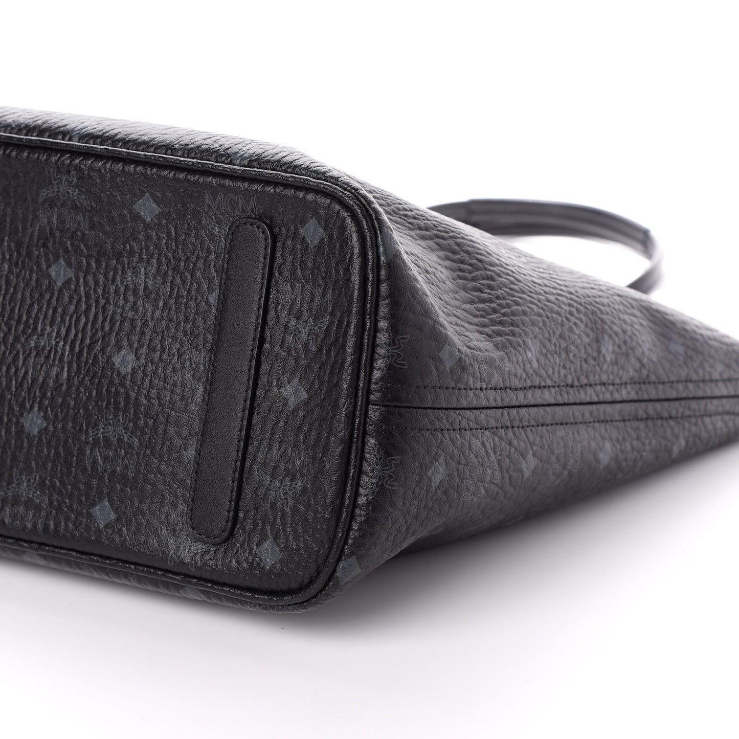 Visetos Medium Anya Zip Top Shopper Tote Black