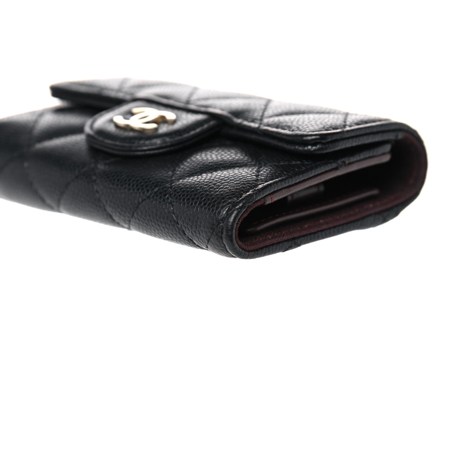 Chanel Caviar Quilted Classic 4 Key Holder Wallet Black 12 of 14