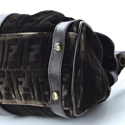 Fendi Calfskin Velvet FF Magic Bag Tobacco 10 of 14