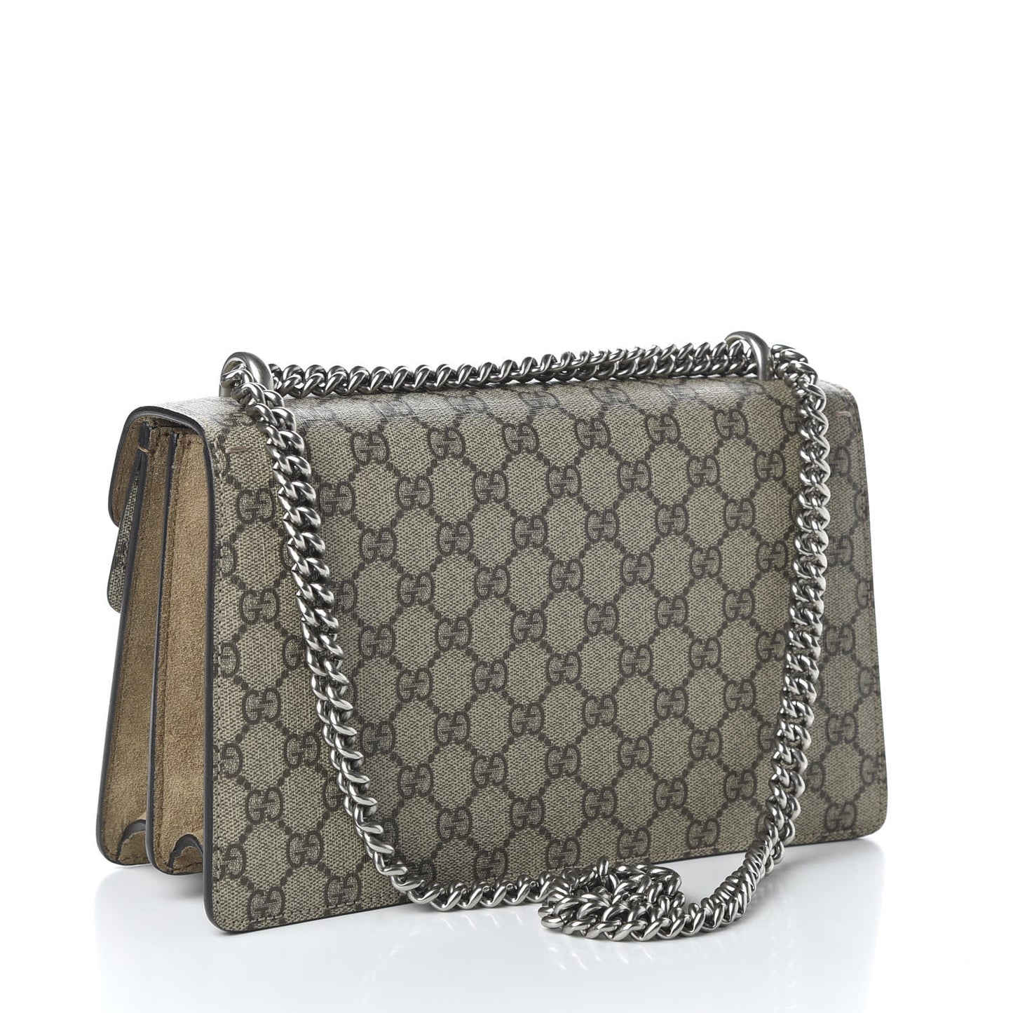 GG Supreme Monogram Small Dionysus Shoulder Bag Taupe