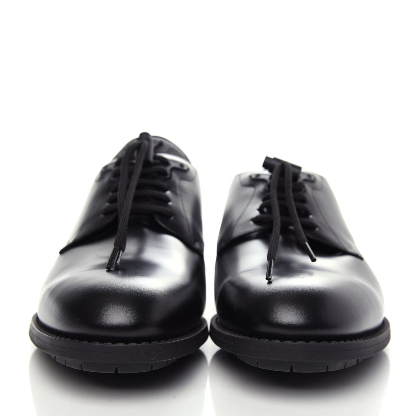 Lambskin Mens Derby Shoes 9.5 Black