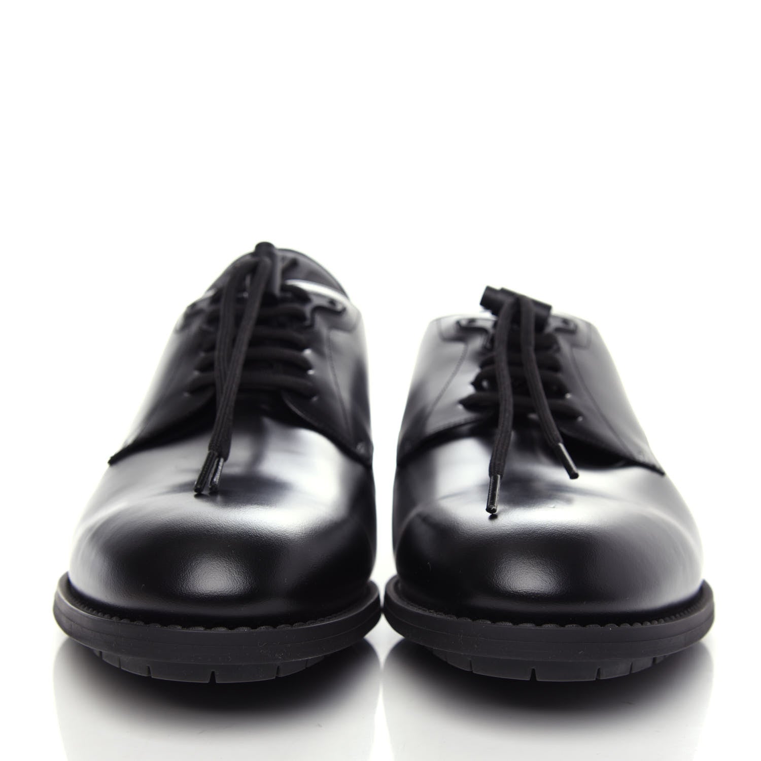 Louis Vuitton Lambskin Mens Derby Shoes 9.5 Black 2 of 11