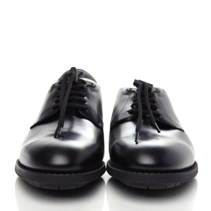 Louis Vuitton Lambskin Mens Derby Shoes 9.5 Black 2 of 11