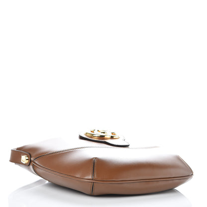 Gucci Boarded Plutone Calfskin Medium Arli Shoulder Bag Nocciola 4 of 9