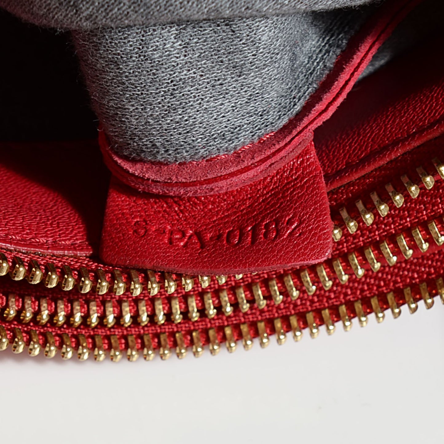 Lambskin Small Trio Crossbody Bag Red