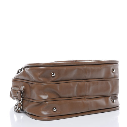 Chanel Iridescent Calfskin Quilted Relax CC Camera Case Brown 4 of 18