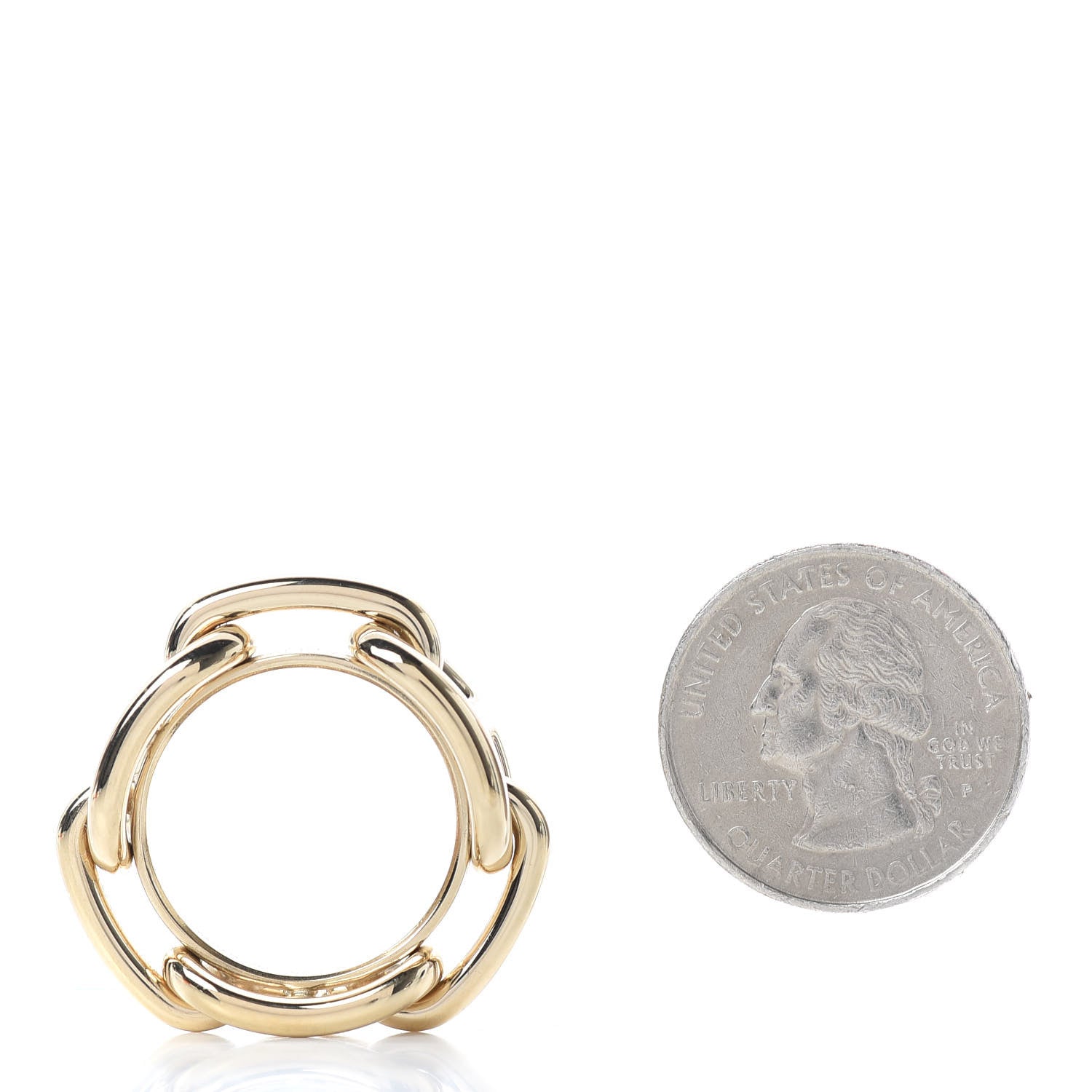 Hermes Permabrass Regate Scarf Ring 4 of 5