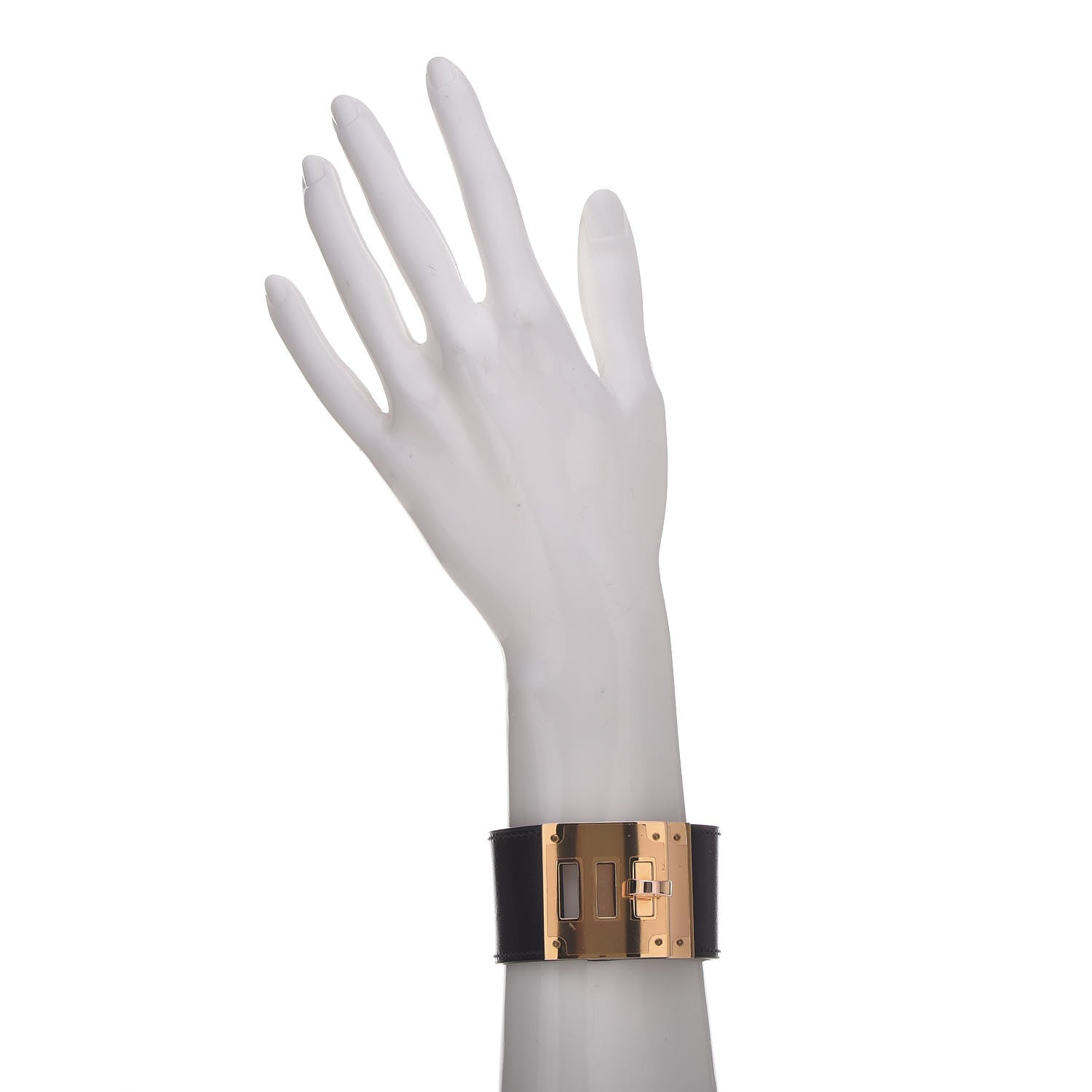 Hermes Box Kelly Dog Bracelet T2 Black 2 of 7