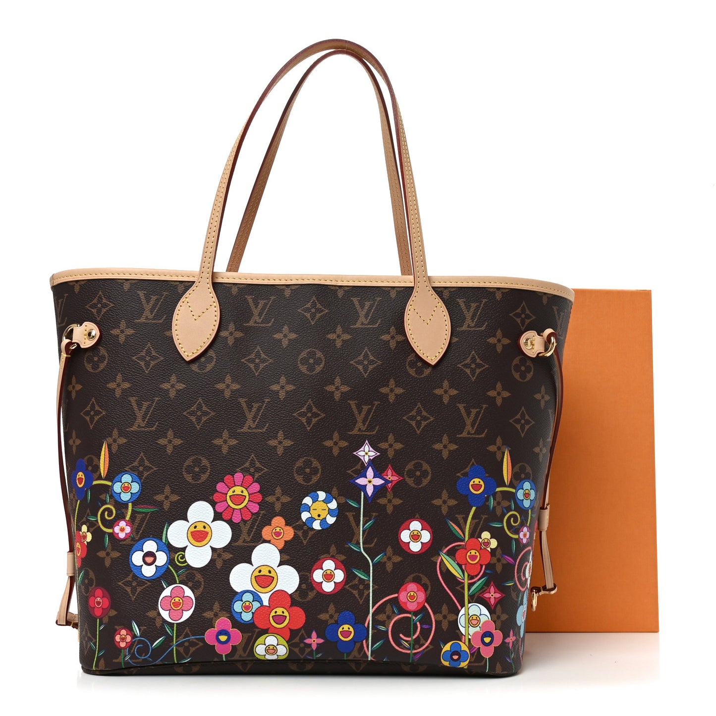 LV X TM Monogram Flowers Neverfull MM