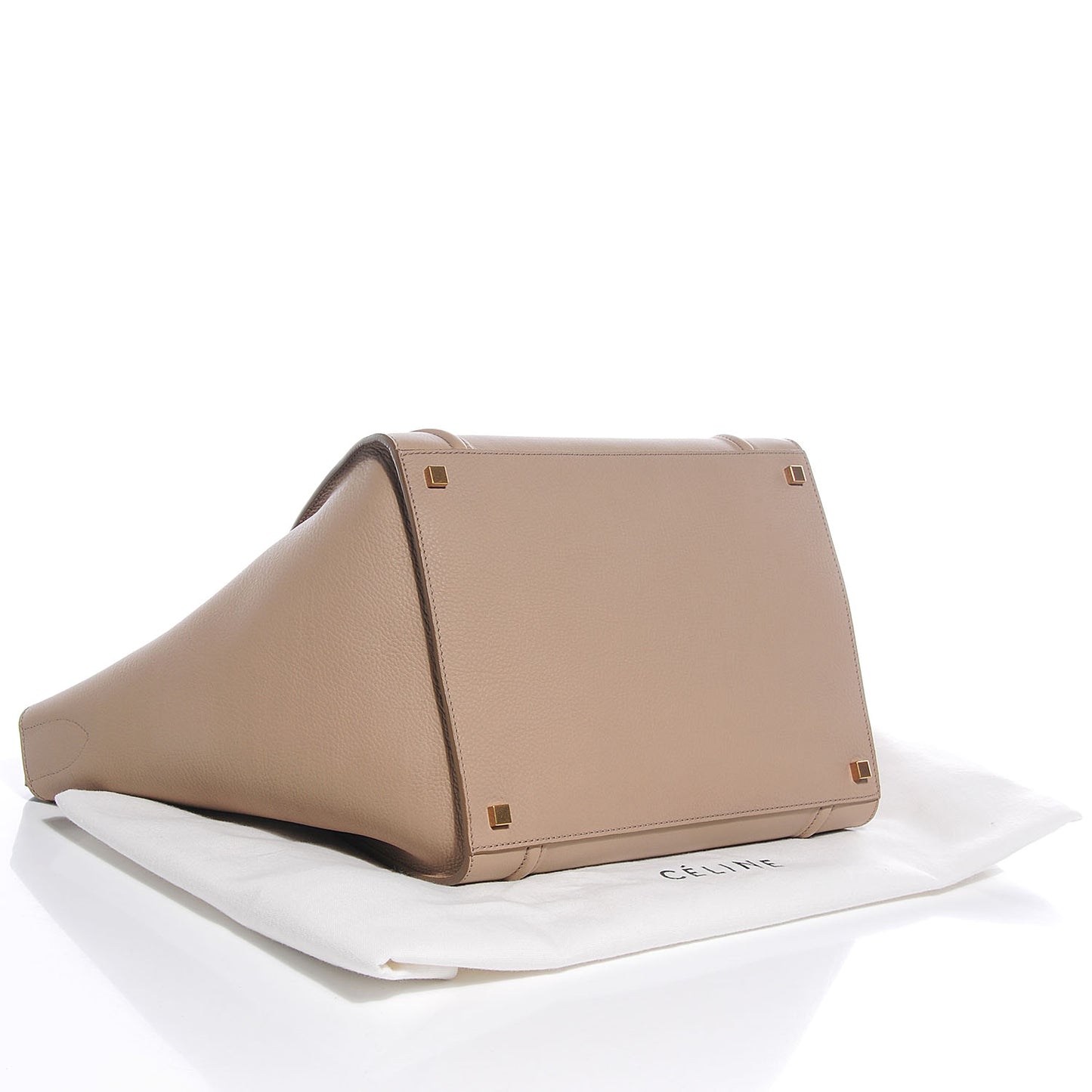 Supple Calfskin Medium Phantom Luggage Taupe