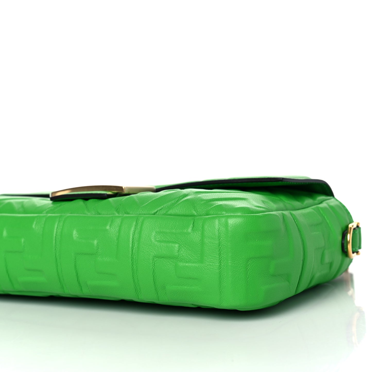 Nappa FF 1974 Embossed Baguette Tomatillo
