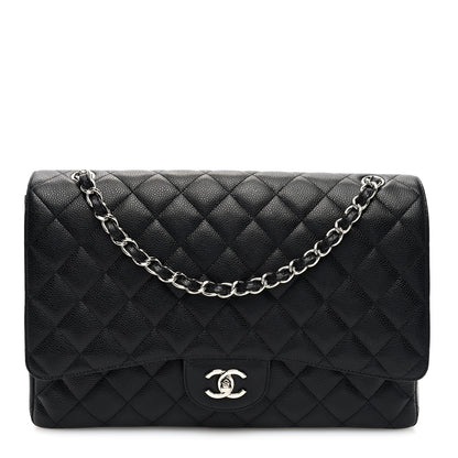 Chanel Caviar Quilted Maxi Single Flap Black 1 of 10