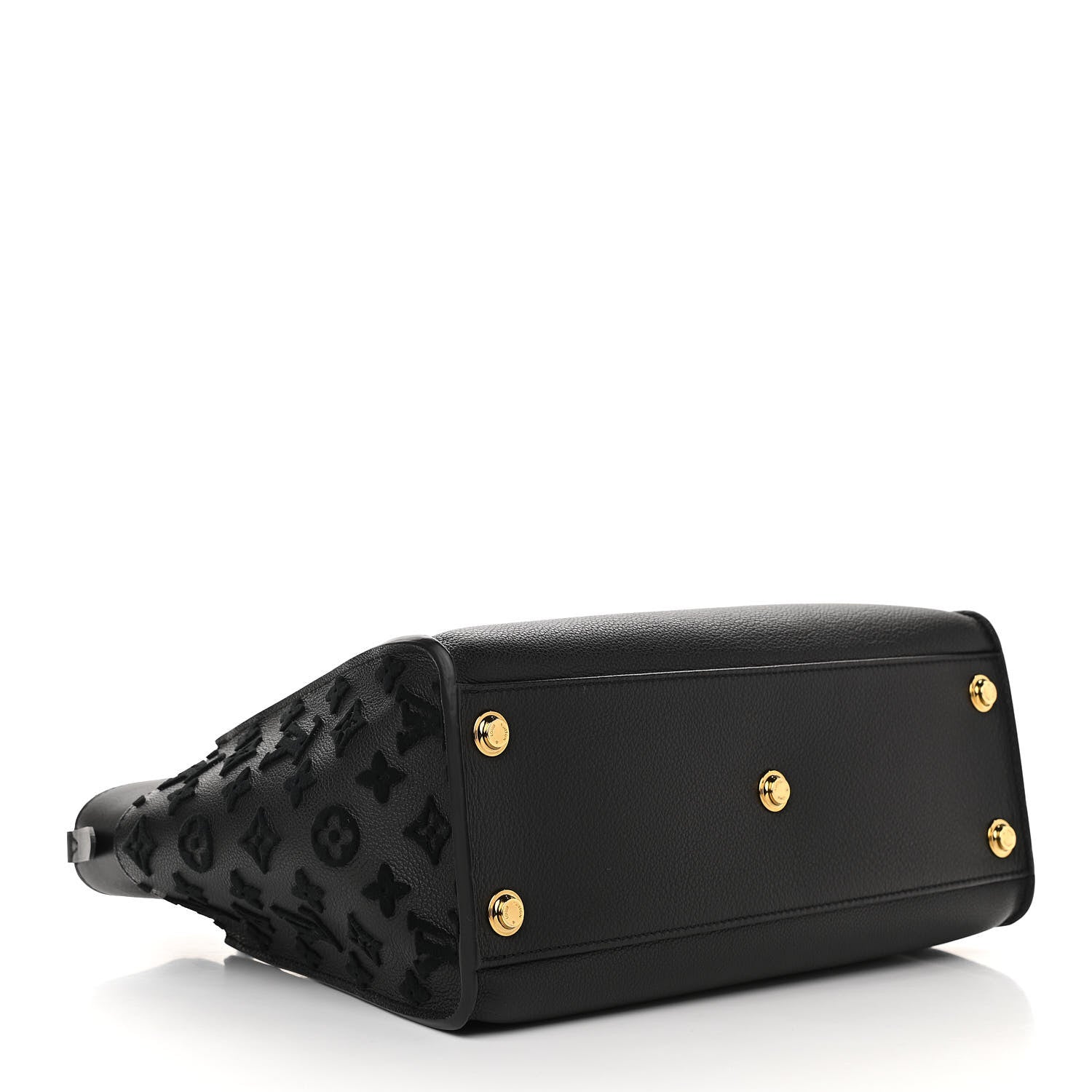 Louis Vuitton Calfskin Monogram Tufting On My Side Black 4 of 9