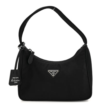 Prada Tessuto Nylon Mini Re-Edition 2000 Bag Black 1 of 9