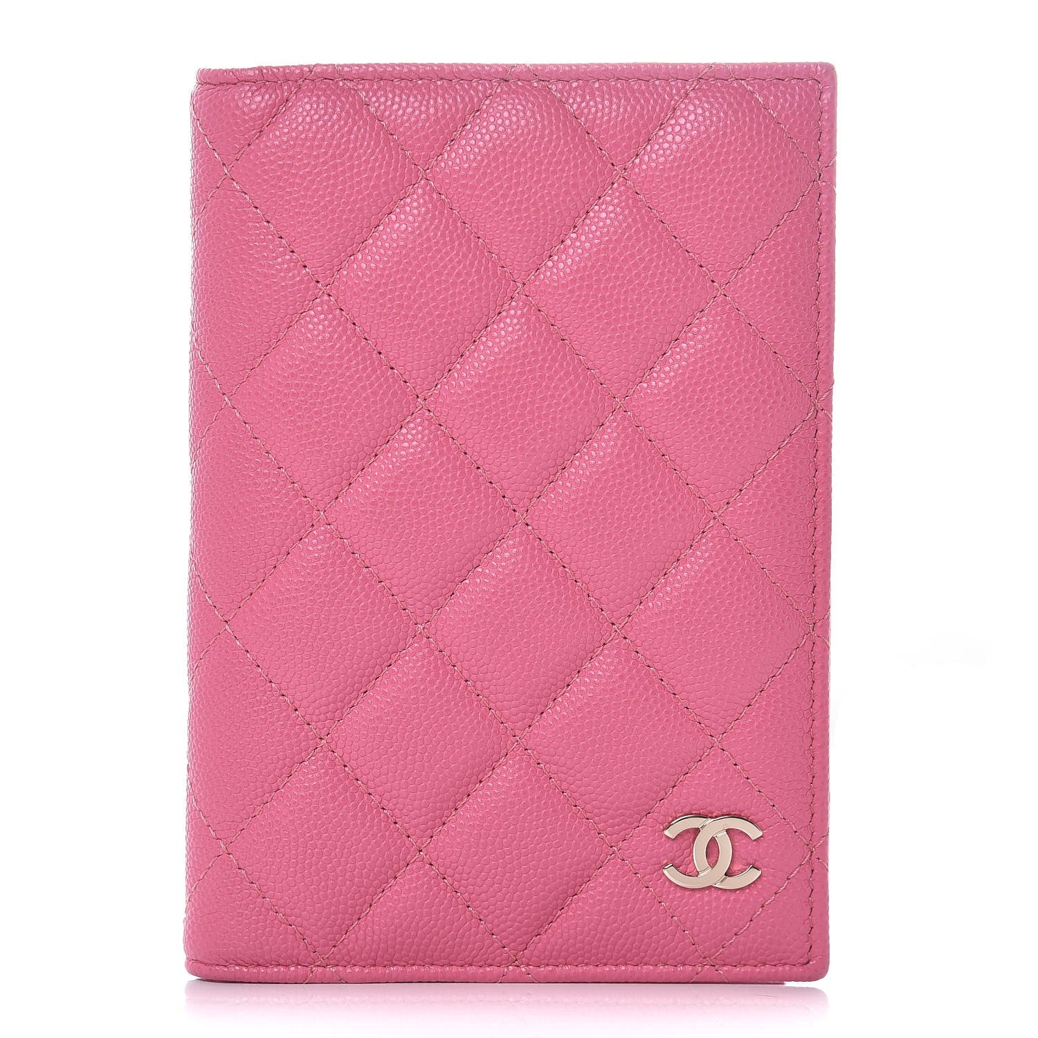 Chanel Caviar Quilted Passport Holder Pink 1 of 8