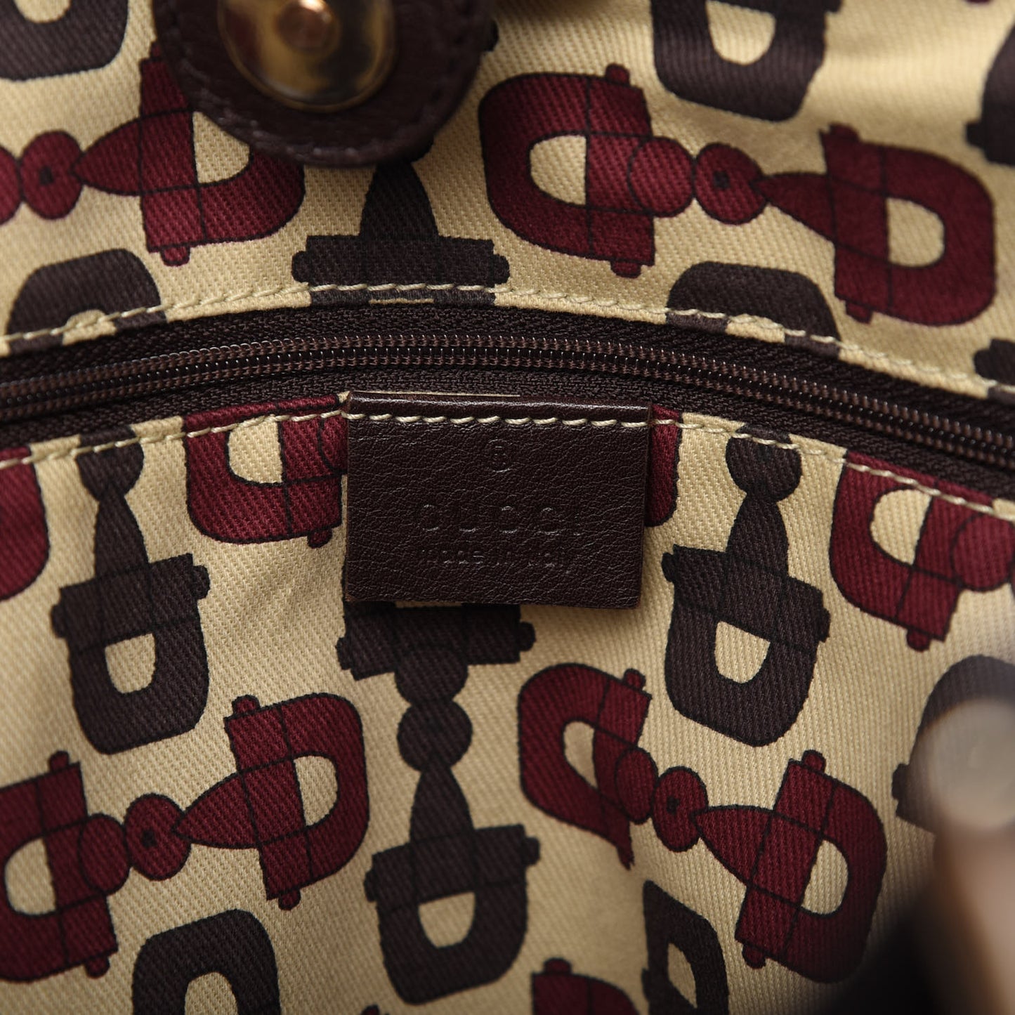 Guccissima Medium Sukey Tote Chocolate