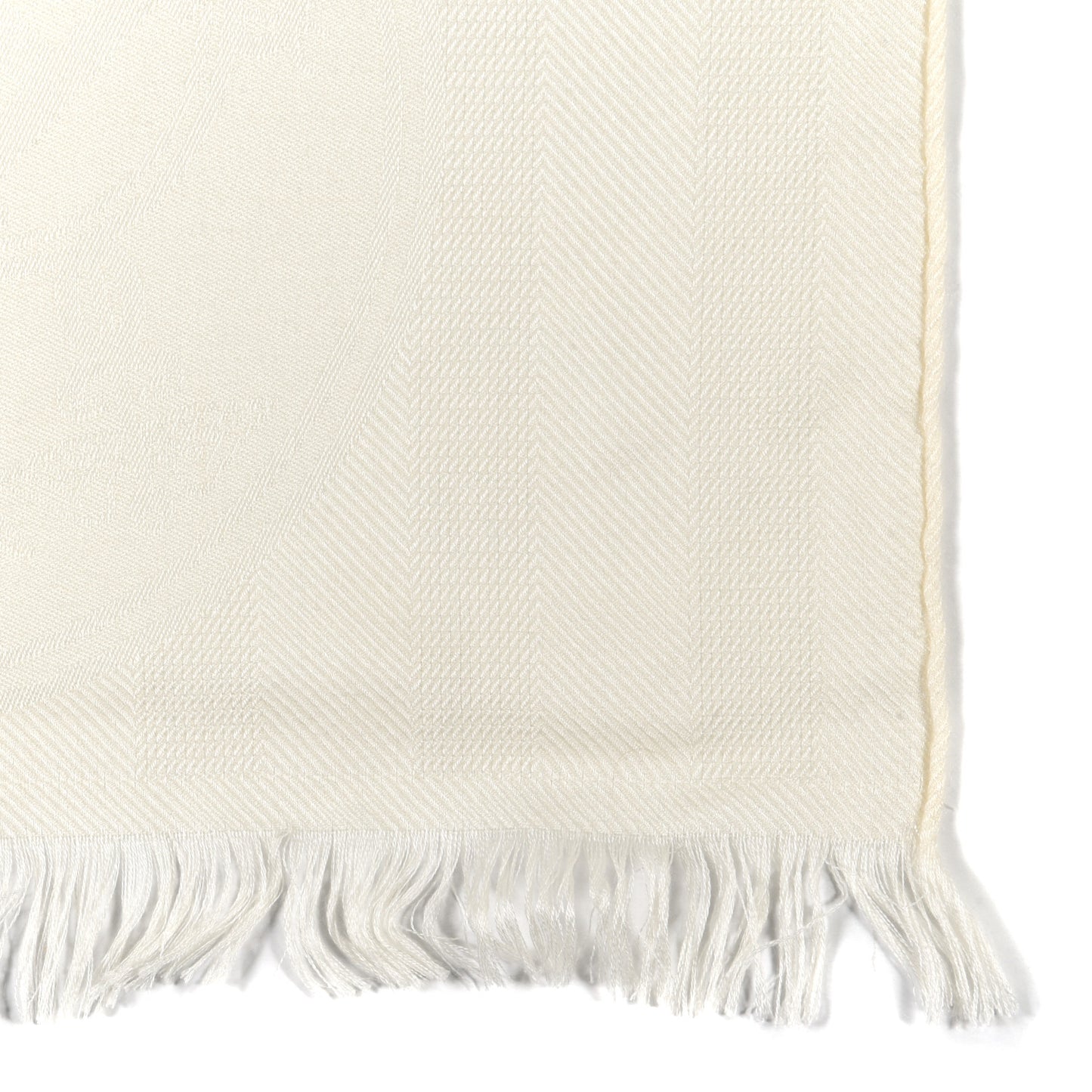 Cashmere Silk New Libris Stole Ivory