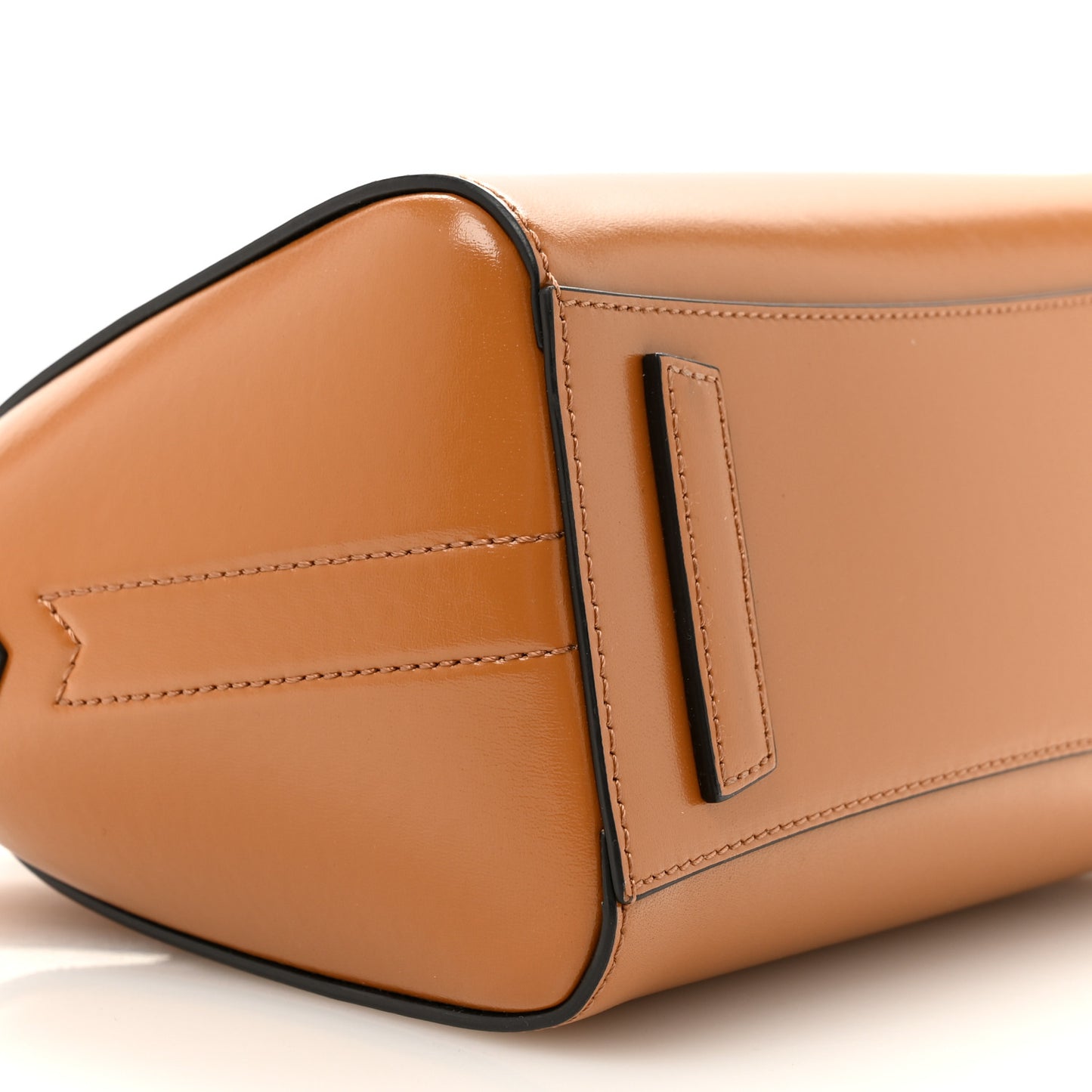 Shiny Lord Calfskin Mini Antigona Tan