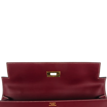 Hermes Box Kelly Sellier 32 Rouge H 19 of 26