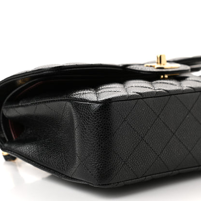 Chanel Caviar Quilted Small Double Flap Black 8 of 9