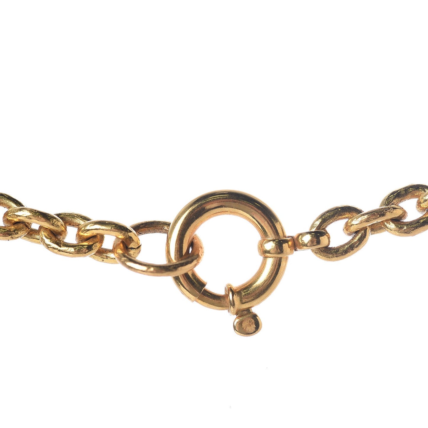 Triple CC Chain Necklace Gold