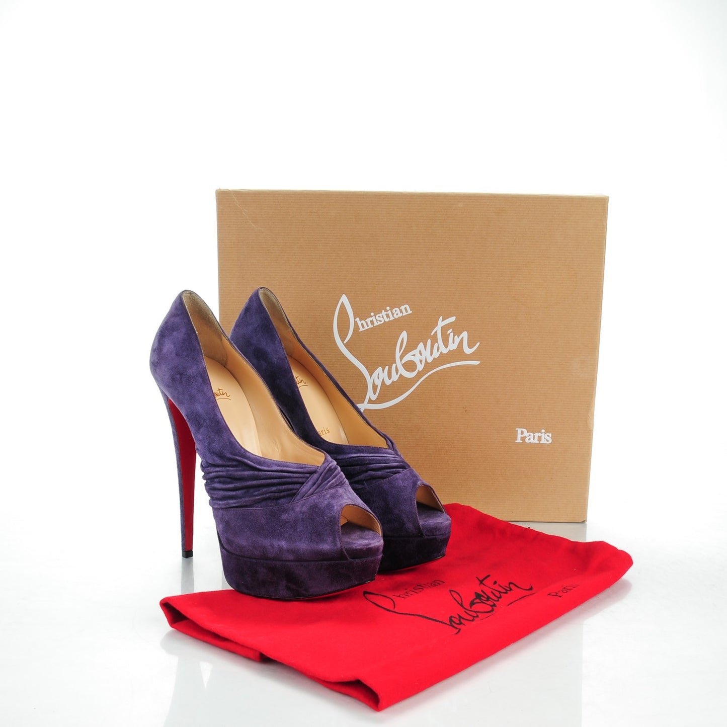 Suede Drapadita 150 Pumps 40 Iris