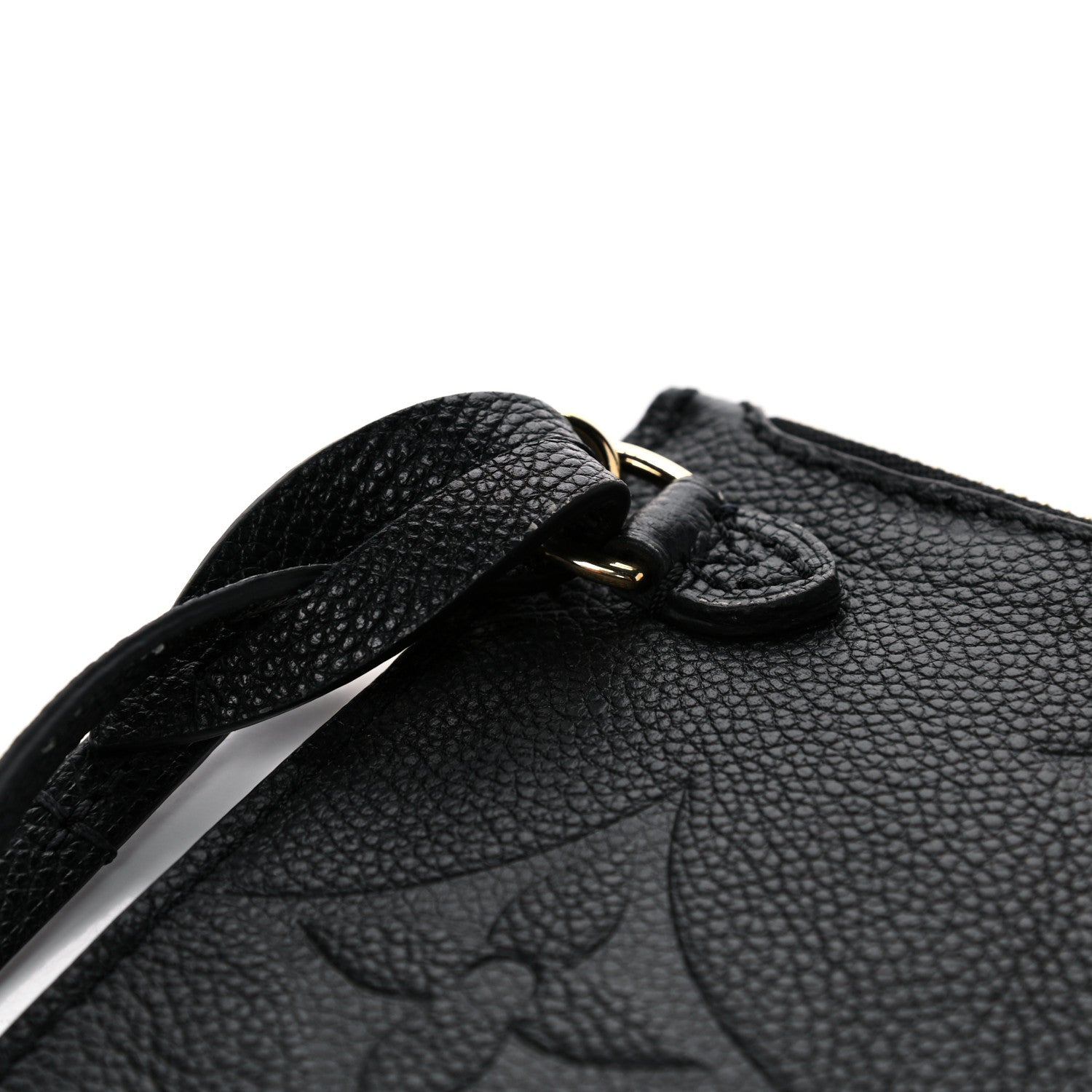 Louis Vuitton Empreinte Monogram Giant Neverfull MM Pochette Black 8 of 10