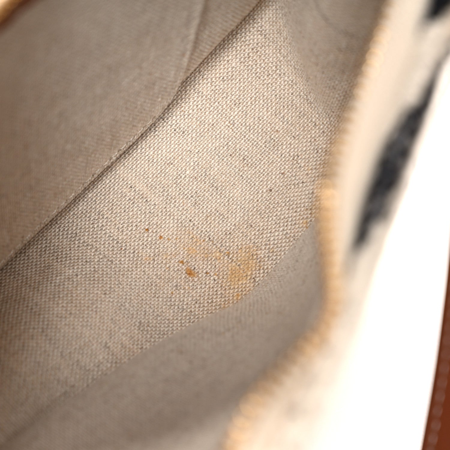 Celine Textile Medium Ava Shoulder Bag White Black 12 of 12