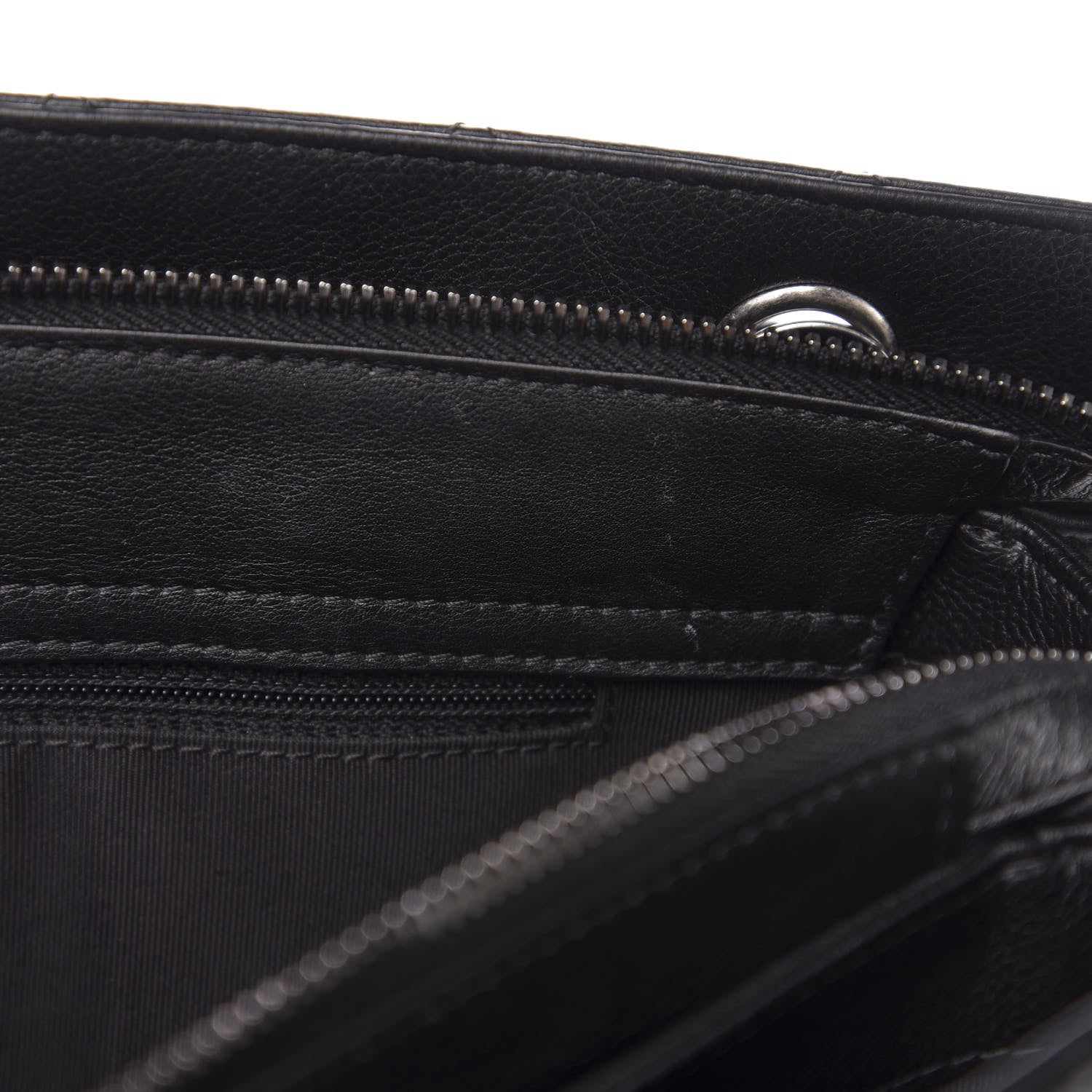 Chanel Calfskin Quilted Frame In Chain Tote Black 8 of 11
