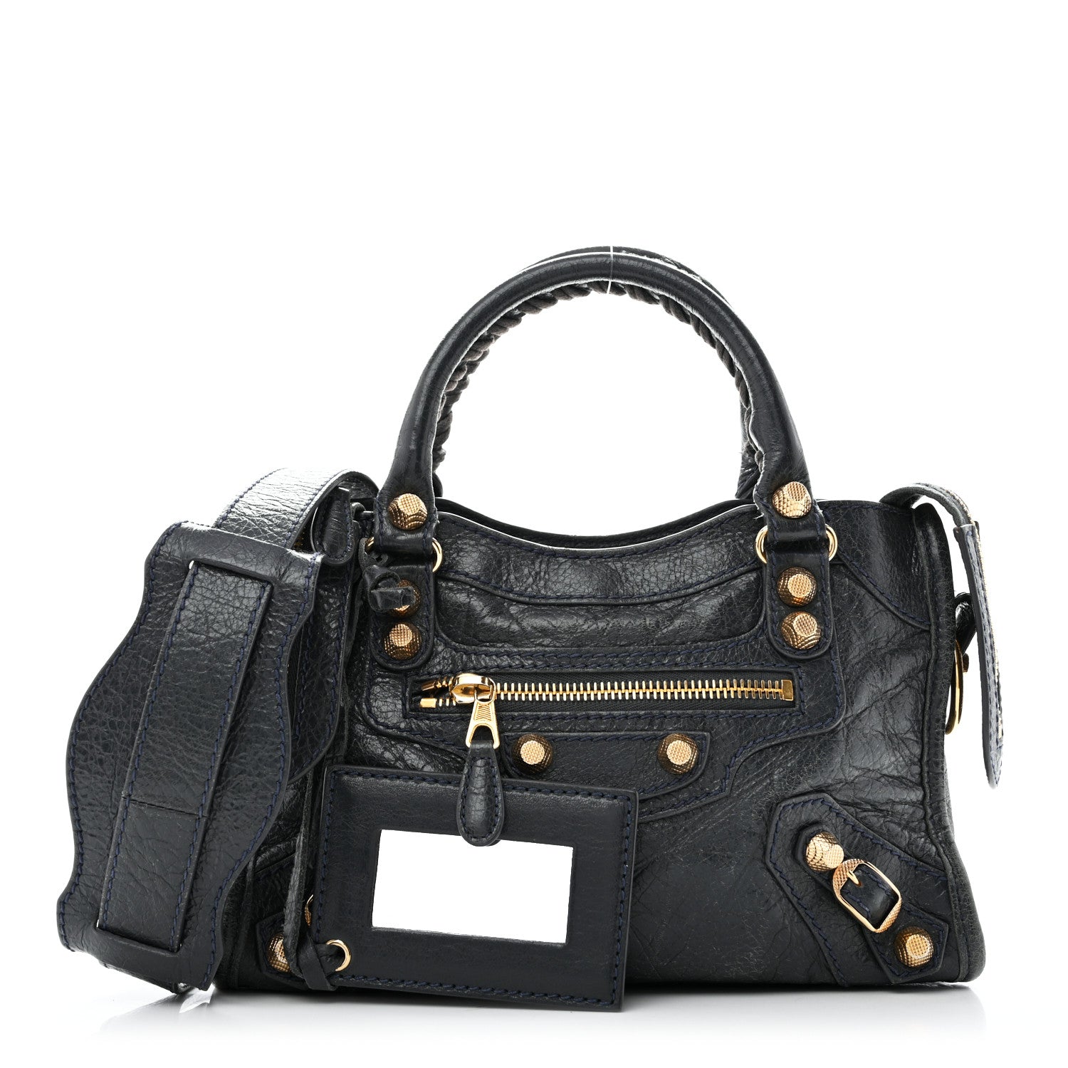 Balenciaga Agneau Giant 12 Gold Hardware Mini City Anthracite Anthracite 1 of 14