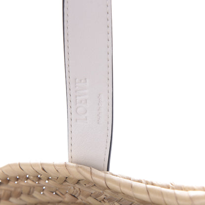 Loewe Raffia Small Basket Tote Bag Natural White 6 of 9