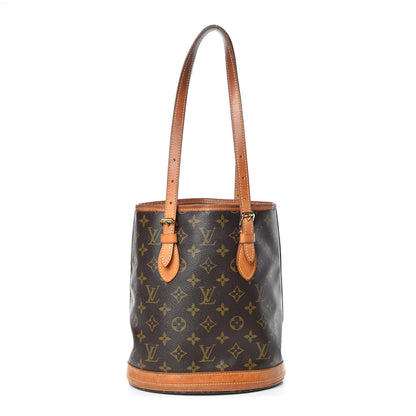 Louis Vuitton Monogram Petit Bucket 23 1 of 10