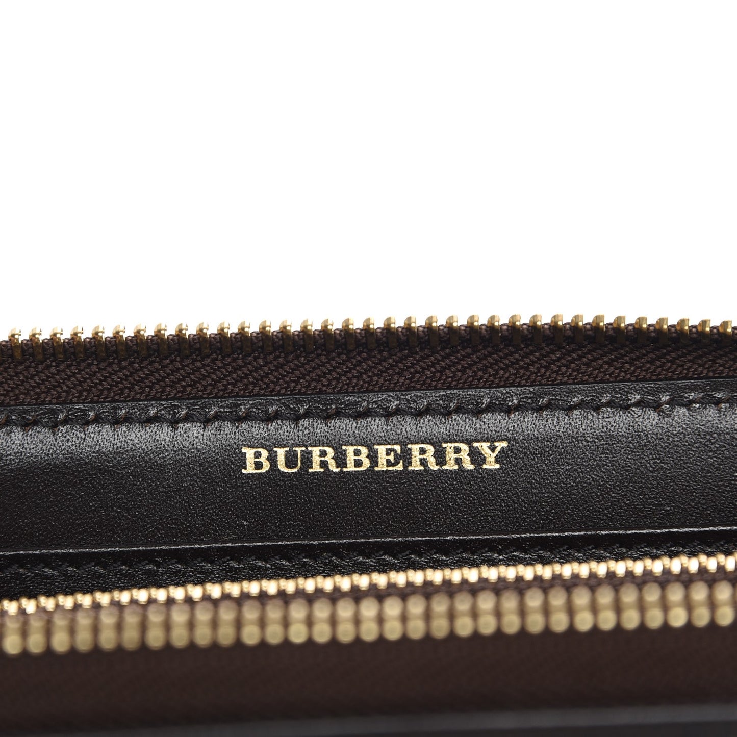 Haymarket Check Large Ziggy Zip Around Wallet Chocolate