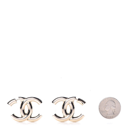 Chanel Metal CC Earrings Gold 2 of 5