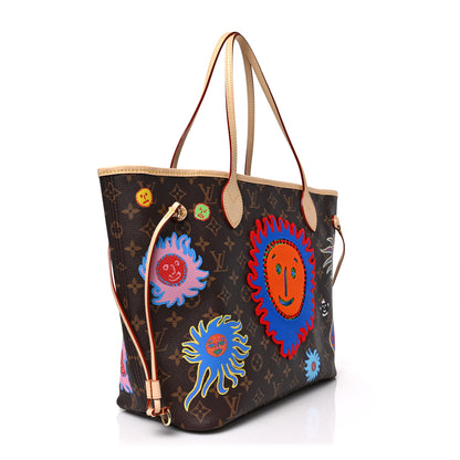 Louis Vuitton LV X YK Monogram Faces Neverfull MM 3 of 9