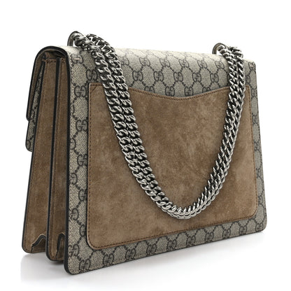 Gucci GG Supreme Monogram Medium Dionysus Shoulder Bag Taupe 3 of 10