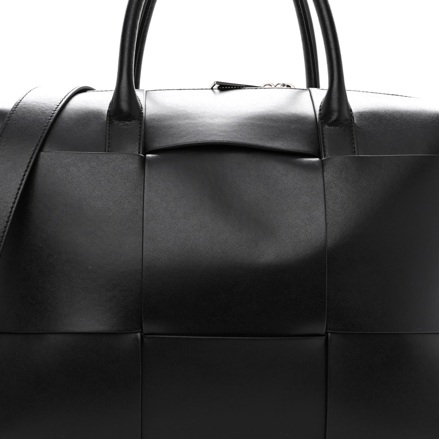 Bottega Veneta Calfskin Maxi Intrecciato Arco Briefcase Black 7 of 9