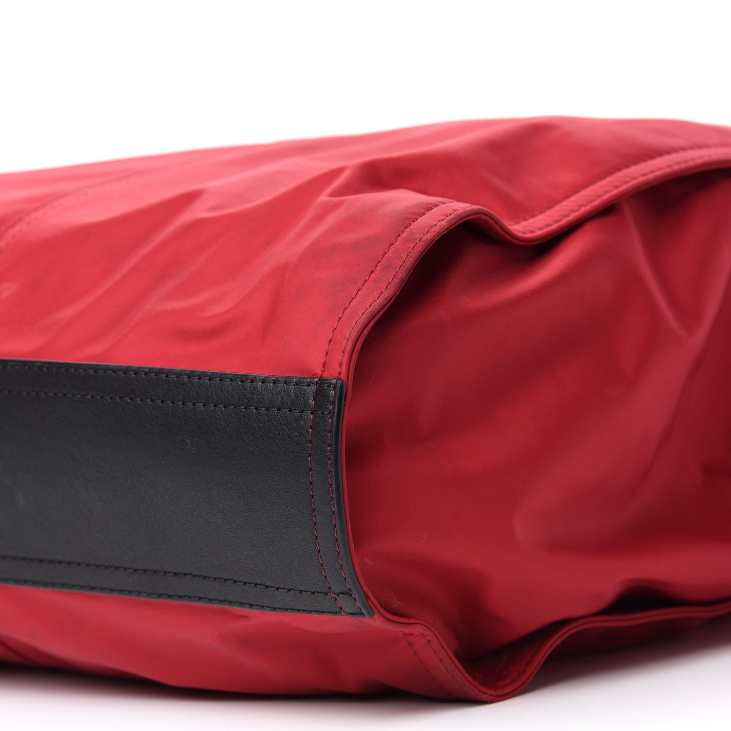 Burberry Nylon Buckleigh Packable Tote Bag Red 7 of 16
