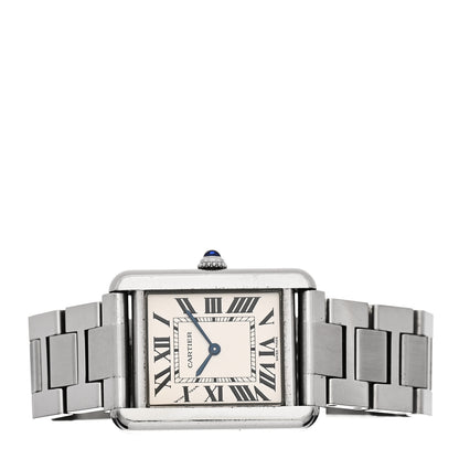 Cartier Stainless Steel 24mm Tank Solo Quartz Watch 2 of 5