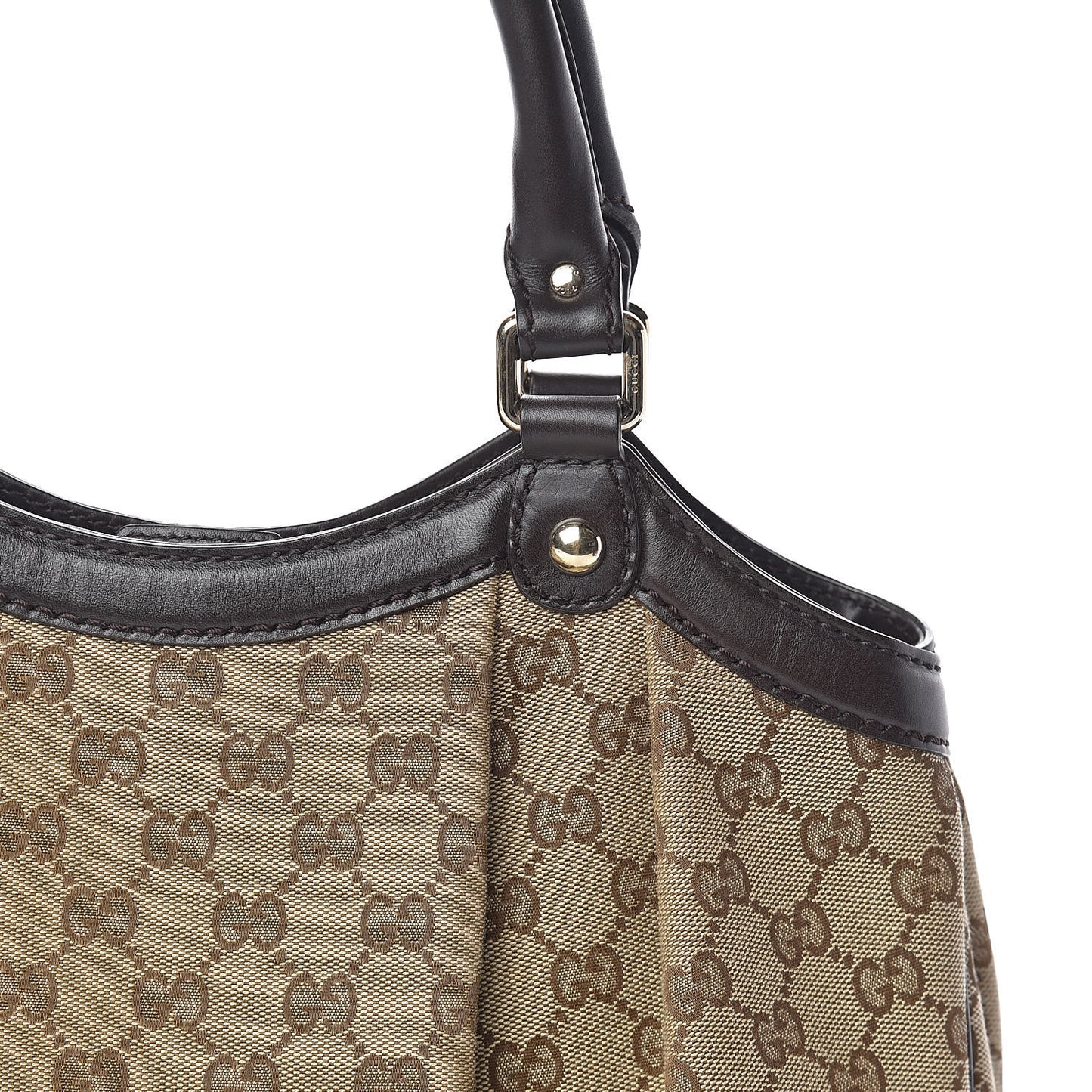 Monogram Medium Sukey Tote Dark Brown