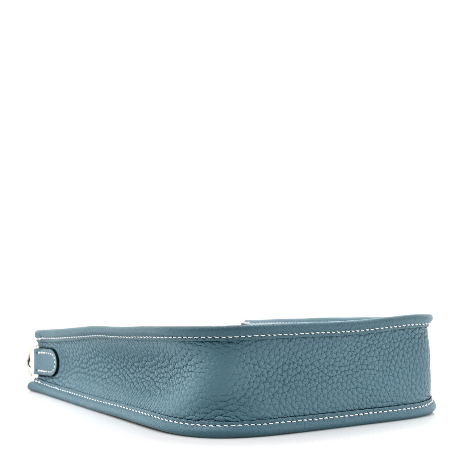 Hermes Taurillon Clemence Evelyne TPM New Blue Jean 4 of 11