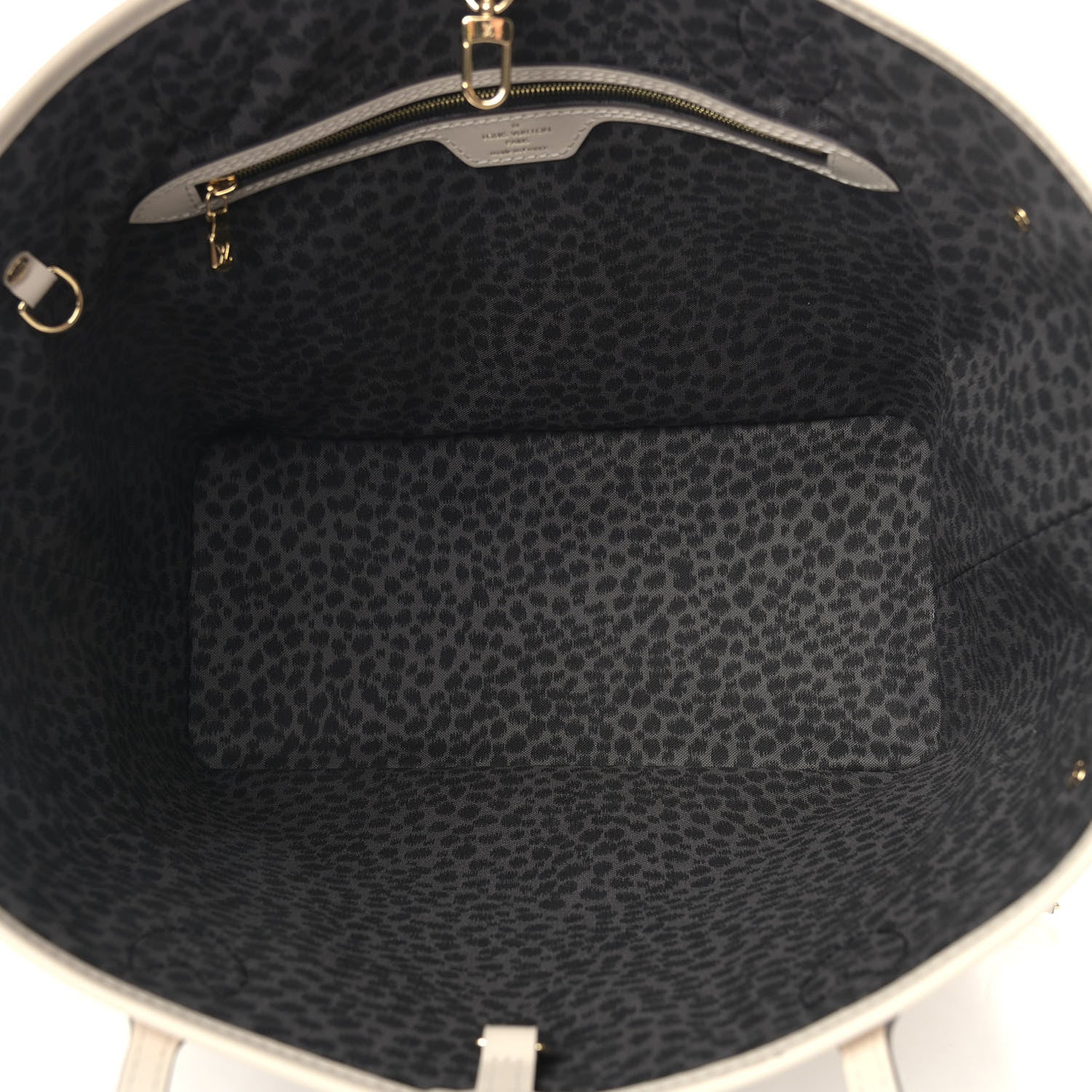 Louis Vuitton Monogram Giant Wild At Heart Neverfull MM Creme 5 of 8