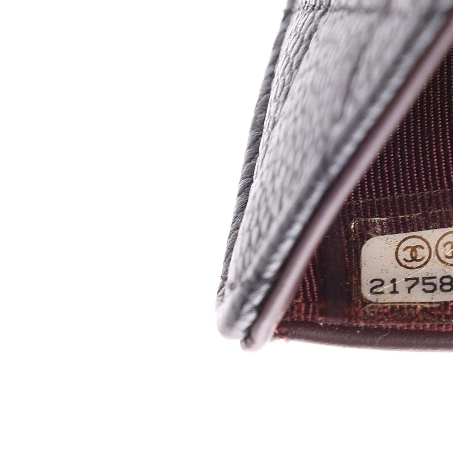 Caviar Quilted Zipped Pocket Wallet Black