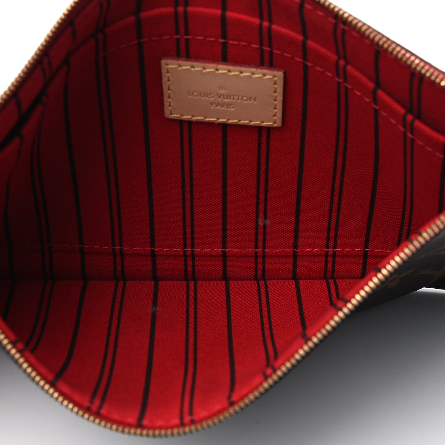 Monogram Neverfull MM GM Pochette Cherry